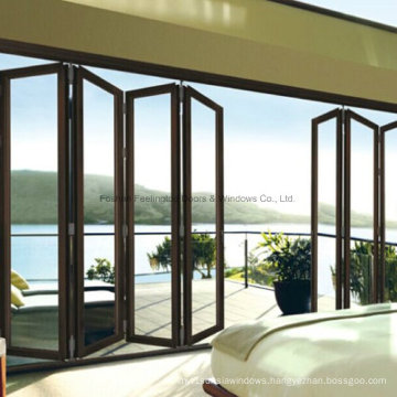 China Feelingtop Good Quality Luxury Aluminum Bi-Folding Door (FT-D75)